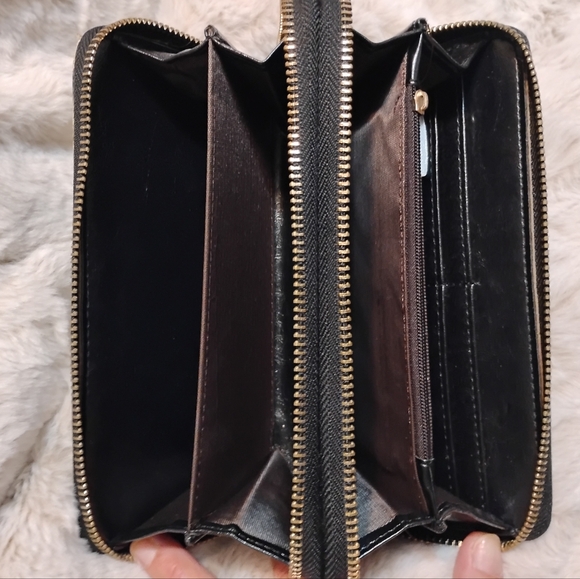 NWOT💕Leopard 🐆 Print Double Zip Wristlet Wallet By Imoshion! - Picture 3 of 6